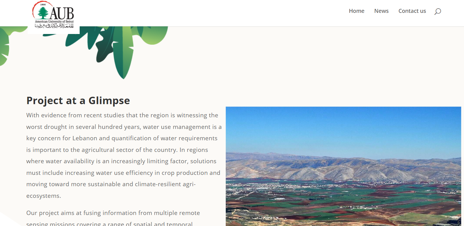 Time-series ET mapping for irrigation management